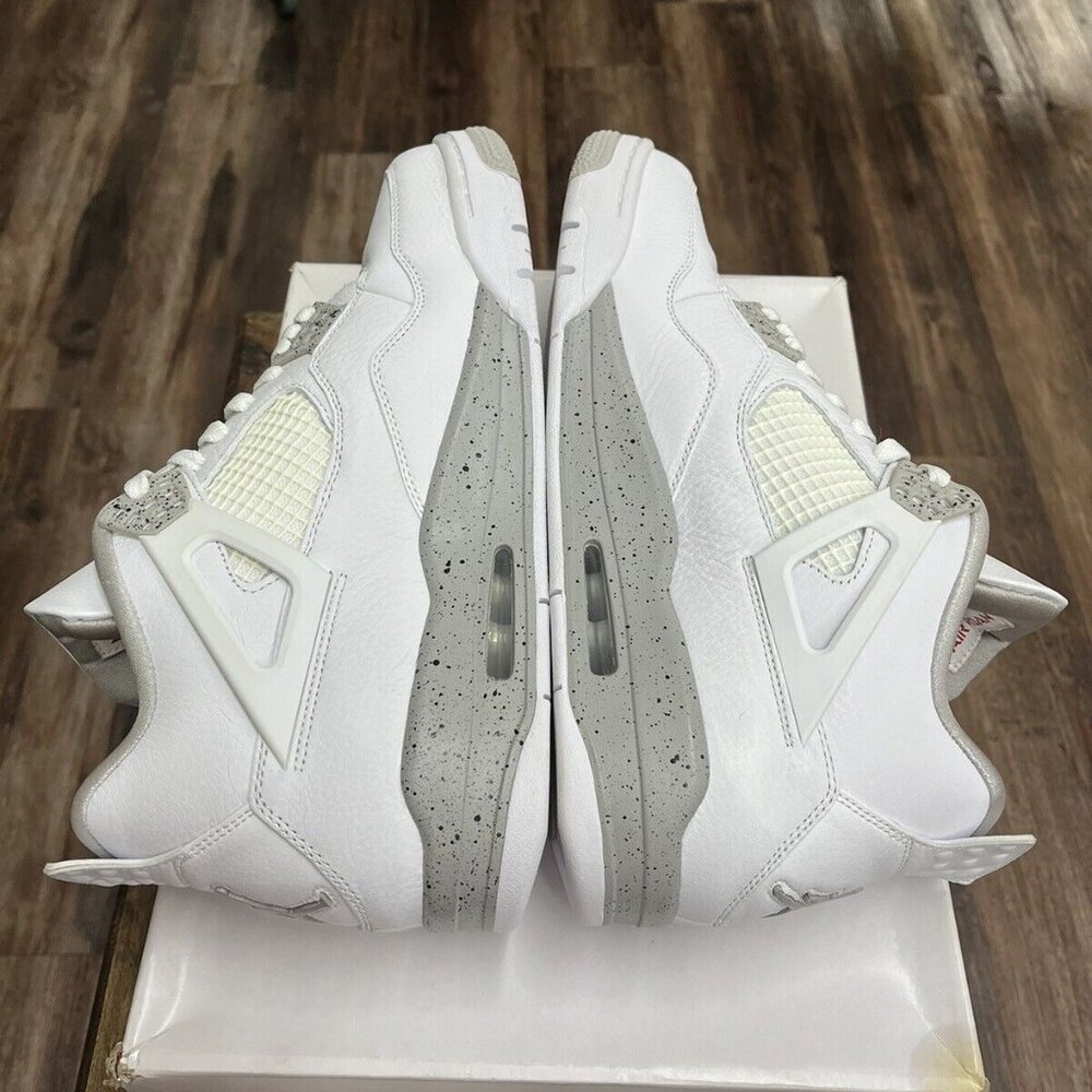 Nike Air Jordan 4 Retro Tech White Oreo 2021 - Picture 4 of 5